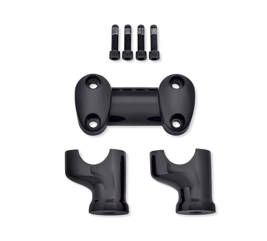 Harley Davidson 55900123 Fat Handlebar Riser Kit KIT,H-BAR MTG/END,CLAMP & RSR,