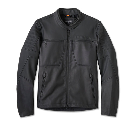 Genuine Harley-Davidson® Willie G Skull Graphic Leather Riding Jacket 98004-25VM