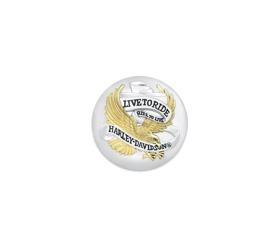 Harley-Davidson 99020-90T Live To Ride Fuel Cap Medallion