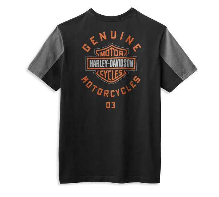 Genuine Men's Copperblock Logo Tee 99064-21VM - Iron City Motorcycles