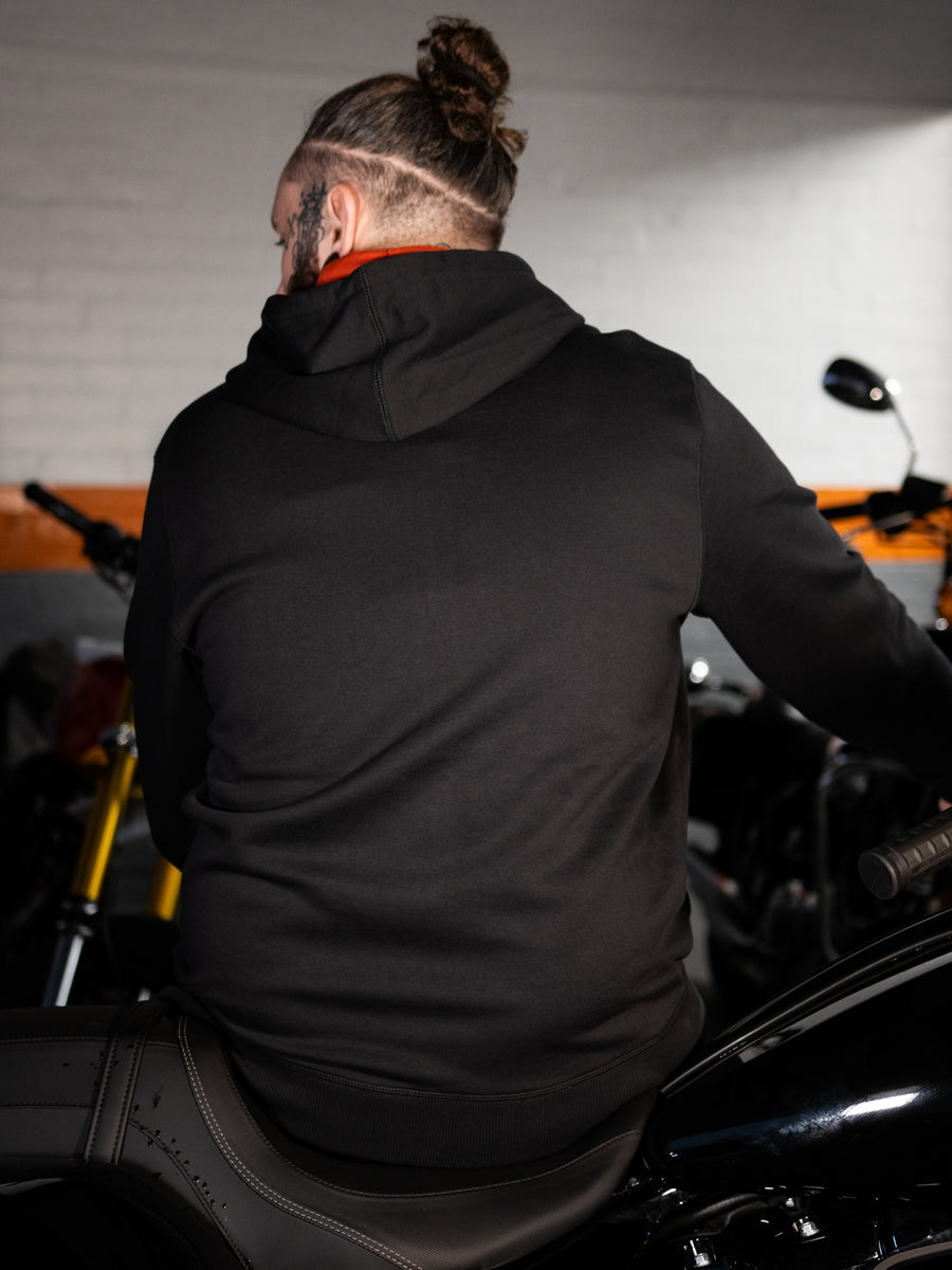 Genuine Harley-Davidson® Men's Bar Font Zip-Up Hoodie 99191-24VM