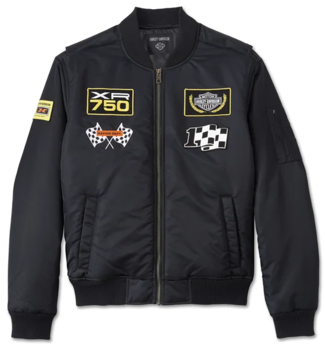 Genuine Harley Davdison Men's At the Crank Bomber Jacket - Harley