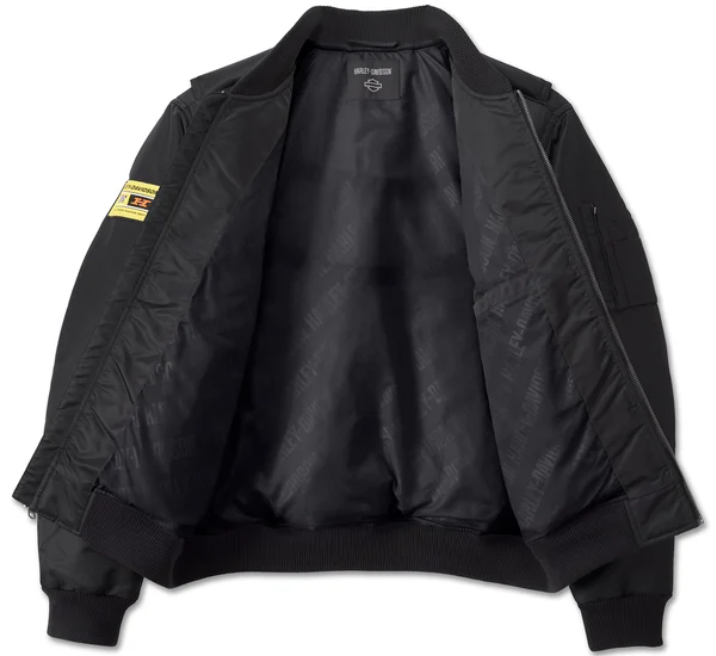 Genuine Harley Davdison Men's At the Crank Bomber Jacket - Harley