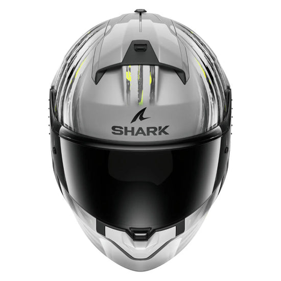 SHARK RIDILL 2 HELMET ASSYA SILVER / ANTHRACITE / YELLOW HE1120E-SAY