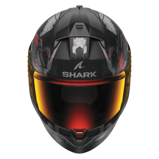 SHARK RIDILL 2 HELMET MOLOKAI MATT BLACK / ANTHRACITE / RED HE1110E-KAR
