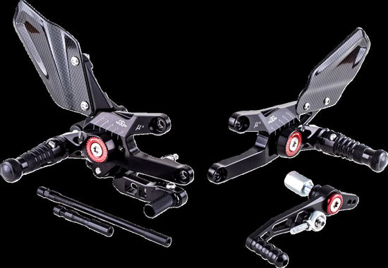 Gilles Tooling MUE2 Adjustable Rearset Black (MUE2-H01)