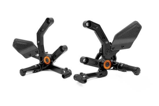Gilles Tooling MUE2 Adjustable Rearset Black (MUE2-KT02-B)