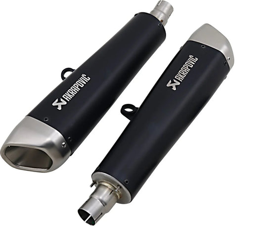 Akrapovic Mufflers TI Black Spd Twin
