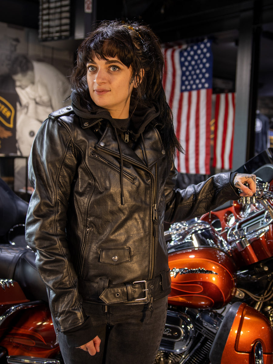 Harley-Davidson Cowhide pullover Leather 安い販売 メンズ