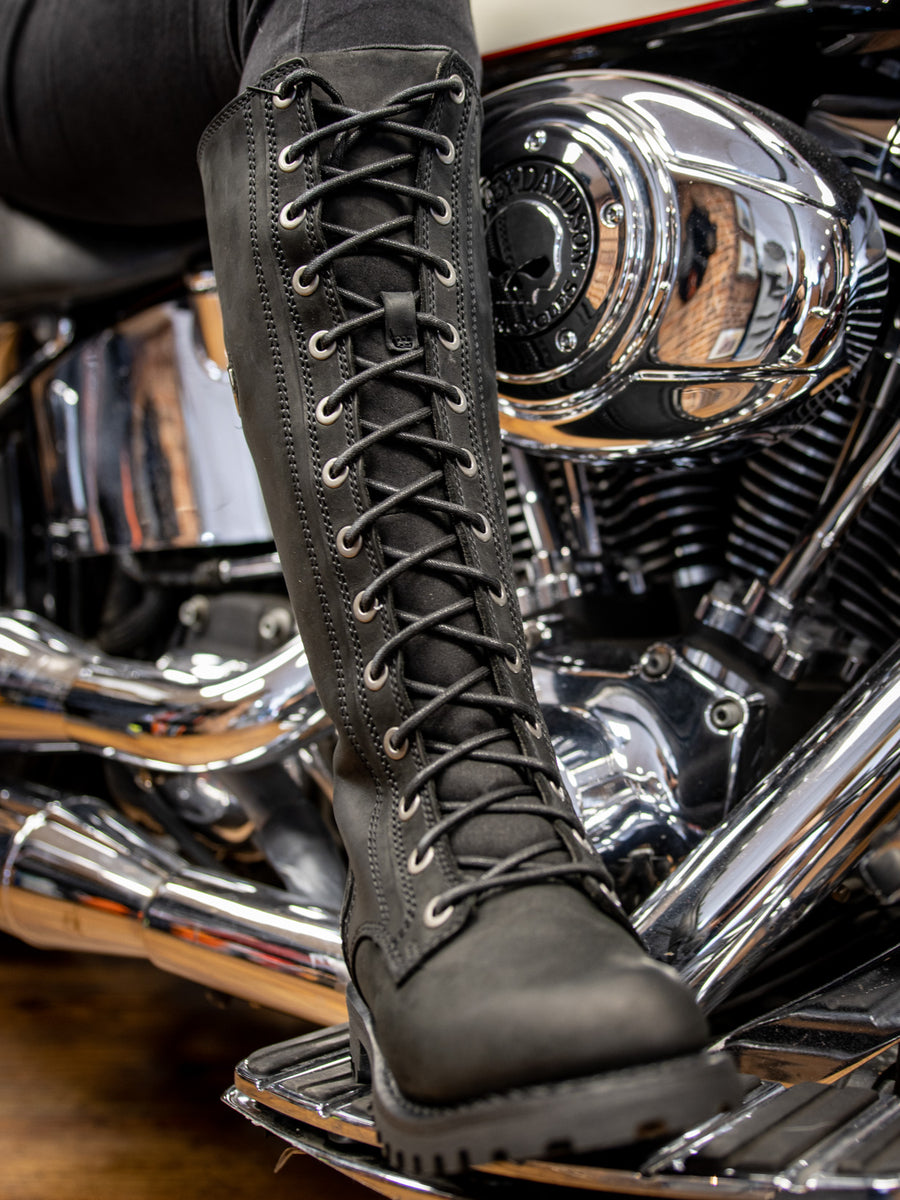 通販超激安 Harley Davidson Lornell Lace Up Bootsライディングブーツ