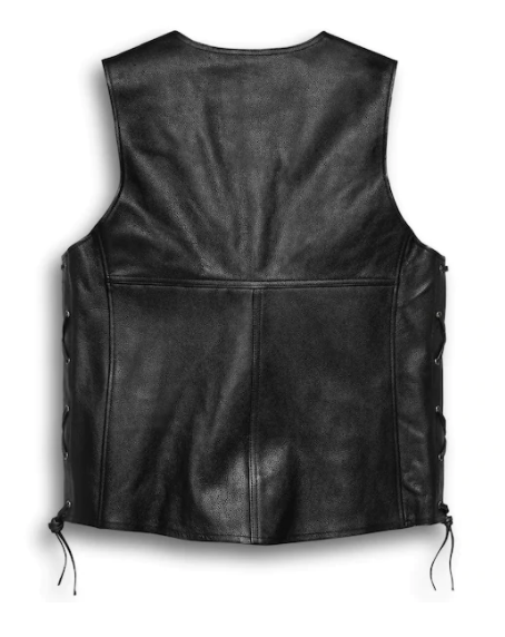 Genuine Harley-Davidson® Men's Traditional II Leather Vest 98024