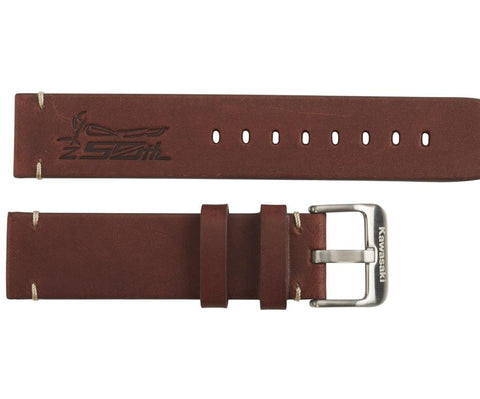 Kawasaki 269SEU22100U Z-50th Brown Watchstrap 20mm width