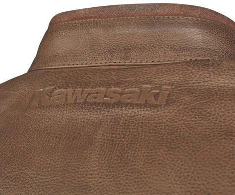 Kawasaki 104CRM22100L LONDON BROWN LEATHER JACKET (male) L