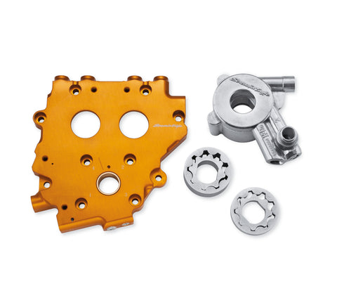 Harley-Davidson 25282-11 Screamin' Eagle Billet Cam Support Plate with High Volume Oil Pump Screaming Eagle