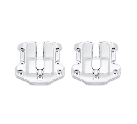 Harley Davidson 25700663 Defiance Upper Rocker Covers - Chrome KIT,CVR,UPPER ROCKER,DEFIANCE, CHROME