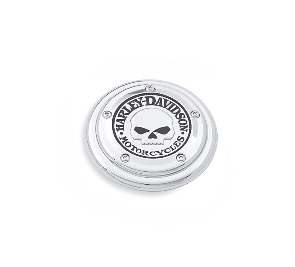Harley Davidson 29417-04 Willie G Skull Air Cleaner Trim - Chrome KIT INSERT,A-C W/SKULL,TC88