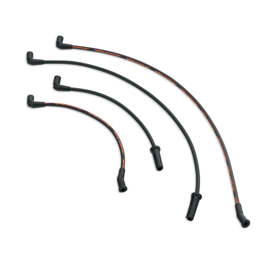 Harley-Davidson 31600108 Screamin' Eagle 10MM Phat Spark Plug Wires Black Screaming Eagle