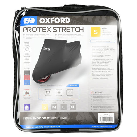 Oxford Protex Stretch Indoor Premium Stretch-Fit Cover Black - cv17X