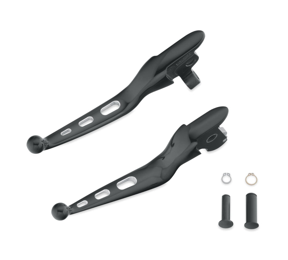 Harley Davidson 36700067 Edge Cut Hand Control Lever Kit KIT-HAND CNTRL LEVERS,EDGE CUT
