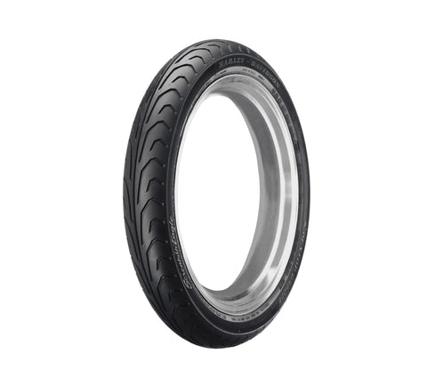 Harley Davidson 40554-04A Dunlop Performance Tire - GT502F 100/90-19 Blackwall - 19 in. Front TIRE FRONT GT502F 100/90-19 57