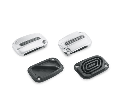 Harley Davidson 42114-06A Chrome Master Cylinder Cover Kit KIT-COVER,MSTR CYL,CHRM/VRSC