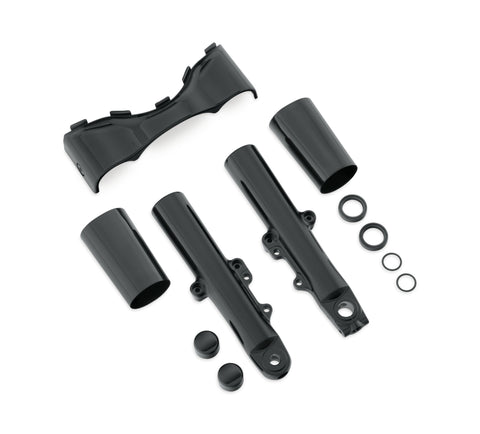 Harley Davidson 45800038B Gloss Black Front End Kit KIT-FRT END,BLACK/TOURING