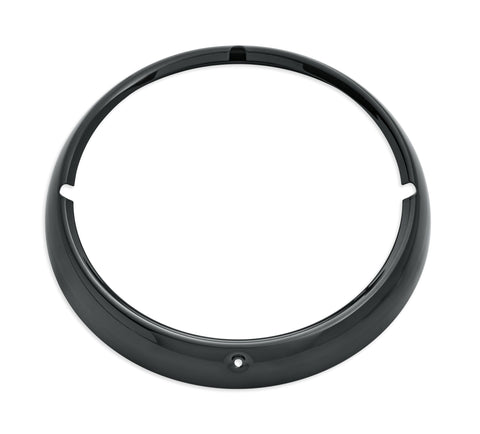 Harley Davidson 46555-03B Gloss Black Headlamp Trim Ring DOOR,HEADLAMP/BLACK