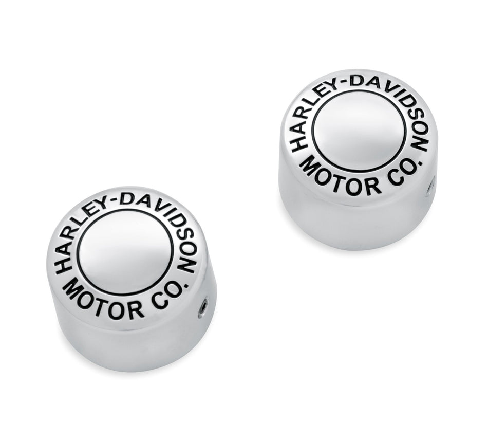 Harley Davidson 47630-09 Harley-Davidson Motor Co. Swingarm Pivot Cover Kit PIVOT BOLT COVER, HDMC