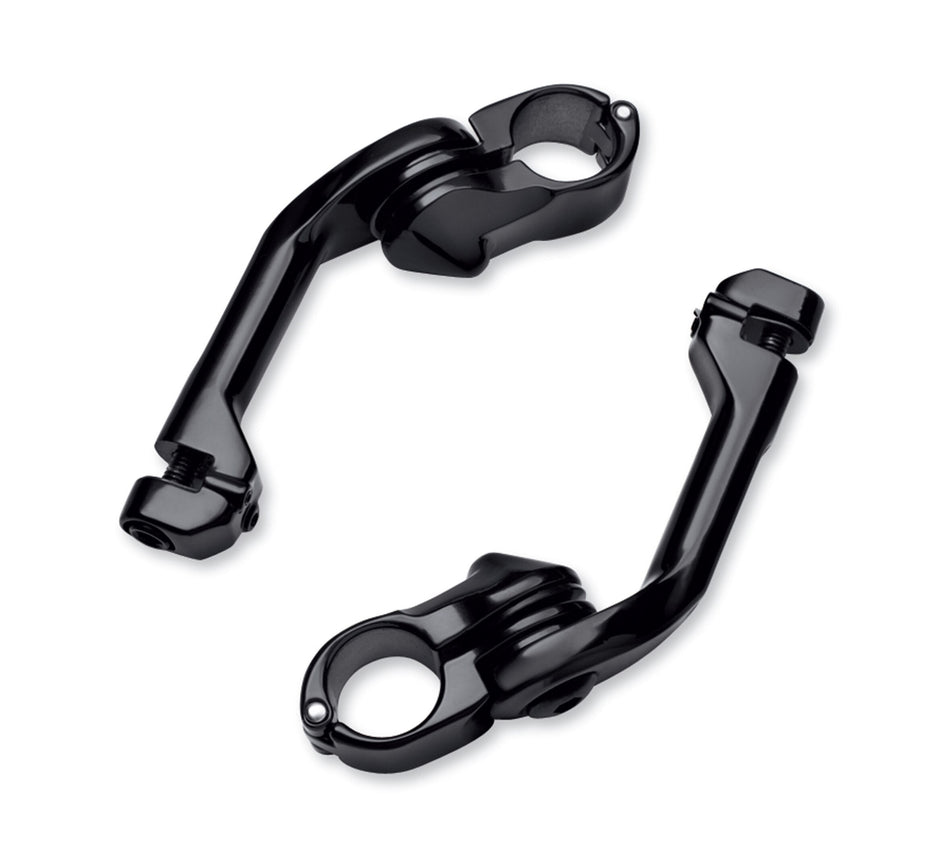 Harley Davidson 50500167 Long Angled Adjustable Highway Peg Mount Kit ADJ HWY PEG MNT,LONG,BLACK