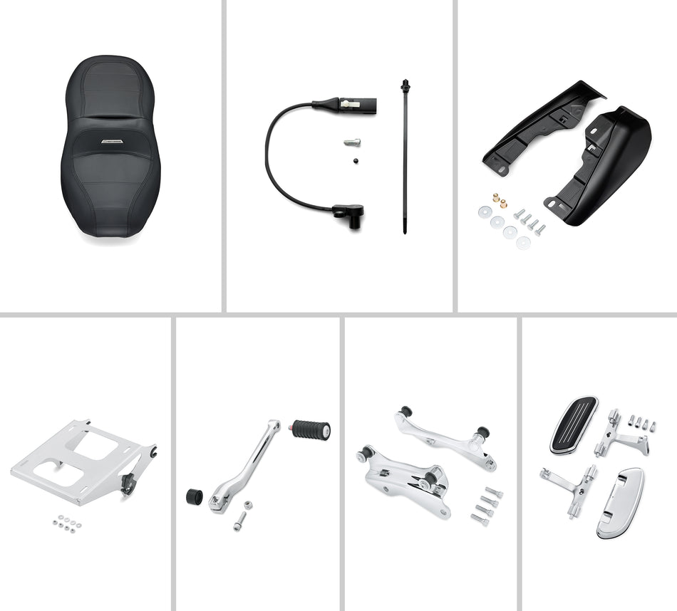 Harley-Davidson 50700116 Long-Haul Accessory Package – Chrome
