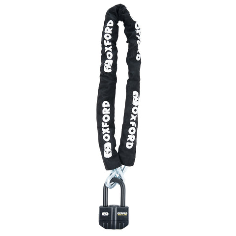 BOSS ALARM 16MM BLACK + 12MM X 1.5M CHAIN - LK481