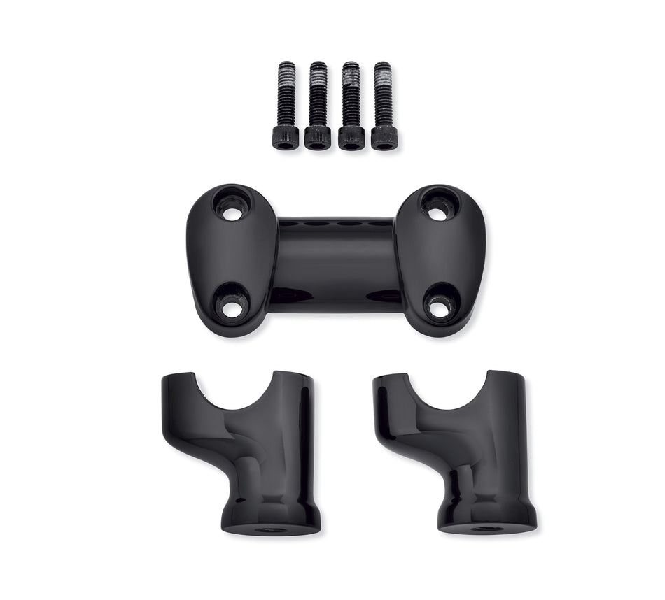 Harley Davidson 55900123 Fat Handlebar Riser Kit KIT,H-BAR MTG/END,CLAMP & RSR,