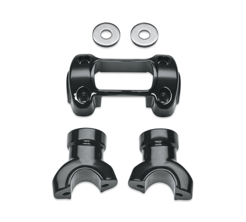 Harley Davidson 55900194 Handlebar Riser and Clamp Kit KIT,H-BAR MTG/END,RISER,BLK