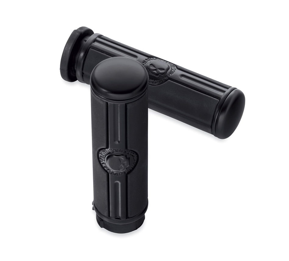 Harley Davidson 56100364 Willie G Skull Hand Grips KIT,THROT/GRIP,WGS,CBL,BLK