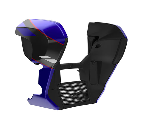 Harley Davidson Fairing Lowers - Blue Streak