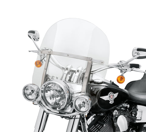 Harley Davidson 57400115 King-Size H-D Detachables Windshield for FL Softail Models WINDSHIELD ASSEMBLY COMPLETE