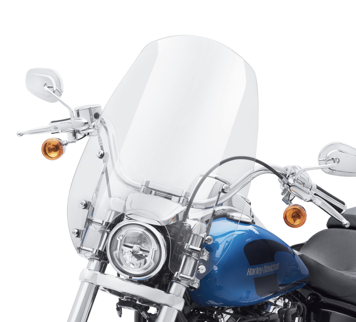 Harley Davidson 57400323 Windshield Wind Splitter Quick-Release 19 in ...