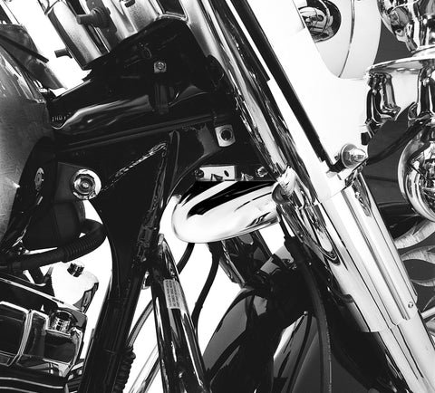 Harley Davidson 58520-79TC Front Fork Air Baffle CHROME AIR BAFFLE