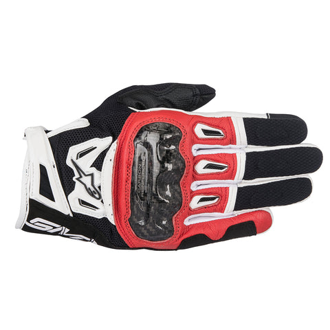 Alpinestars SMX-2 Air Carbon v2 Gloves Black Red & White 3567717132