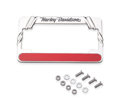 Harley Davidson 59141-98 Script License Plate Frame KIT FRAME,LICSE PLATE