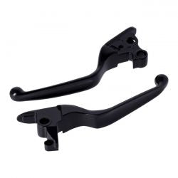 Harley-Davidson Handlebar Lever Kit | Wide Blade |Black - 592652