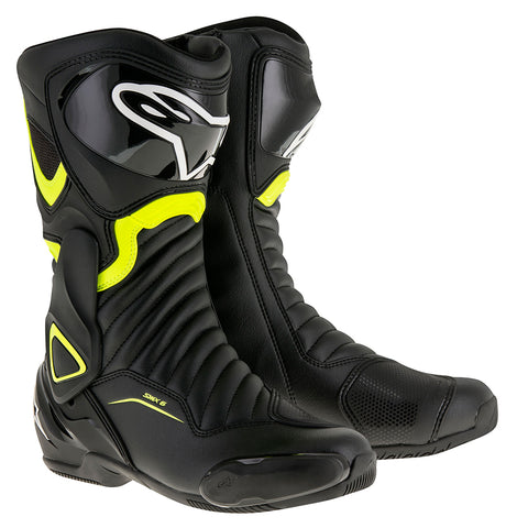 Alpinestars SMX 6 v2 Boot Black & Yellow Fluo 22230171554