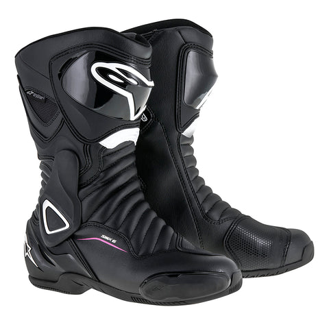 Alpinestars Stella SMX 6 v2 Boot Drystar Black White & Fuchsia 22431171239