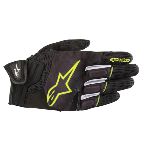 Alpinestars Atom Gloves Black & Yellow Fluo 3574018155