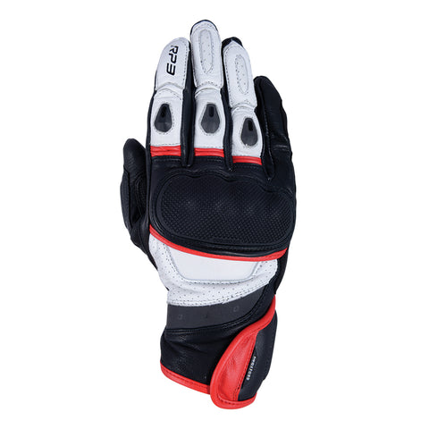 Oxford GM183203  RP-3 2.0 Short Sports Gloves Black White & Red