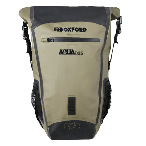 Oxford OL406  Aqua B-25 Hydro Backpack - Khaki/Black