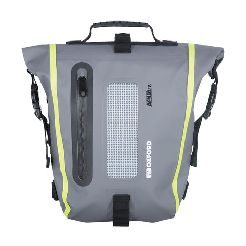 Oxford OL465  Aqua T8 Tail Bag - Black/Grey/Fluo