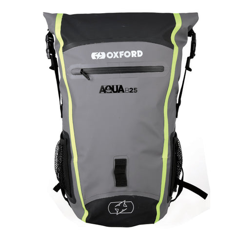 Oxford OL466  Aqua B-25 Hydro Backpack - Black/Grey/Fluo