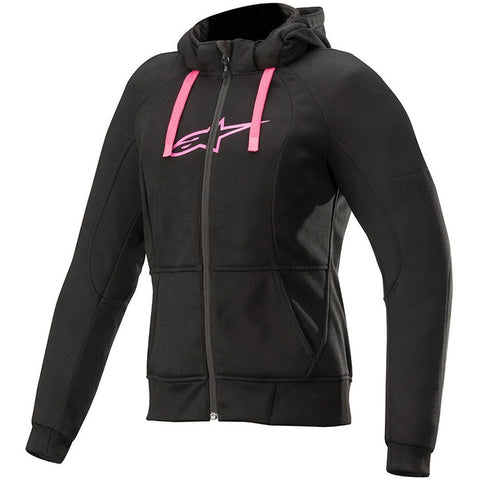 Alpinestars Stella Chrome Sport Hoodie Black Fuchsia 42109201039