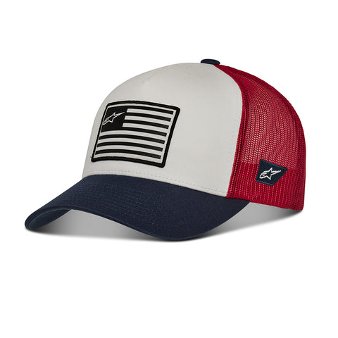 Flag Snapback Hat Wht Navy Red 1211810132074